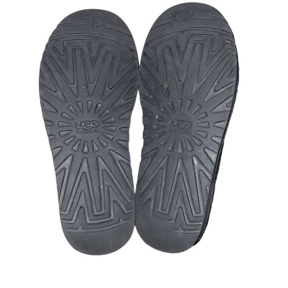 Ugg Classic Black Suede Boots Shoe Size 8 - Picture 6 of 7